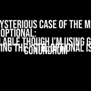 The Mysterious Case of the Missing std::optional: Solving the “std::optional is not available though I’m using G++9” Conundrum